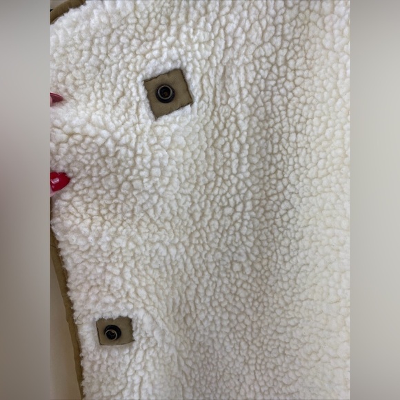 Quilted 2 in 1 Sherpa Women's Jacket & Vest - Picture 12 of 16